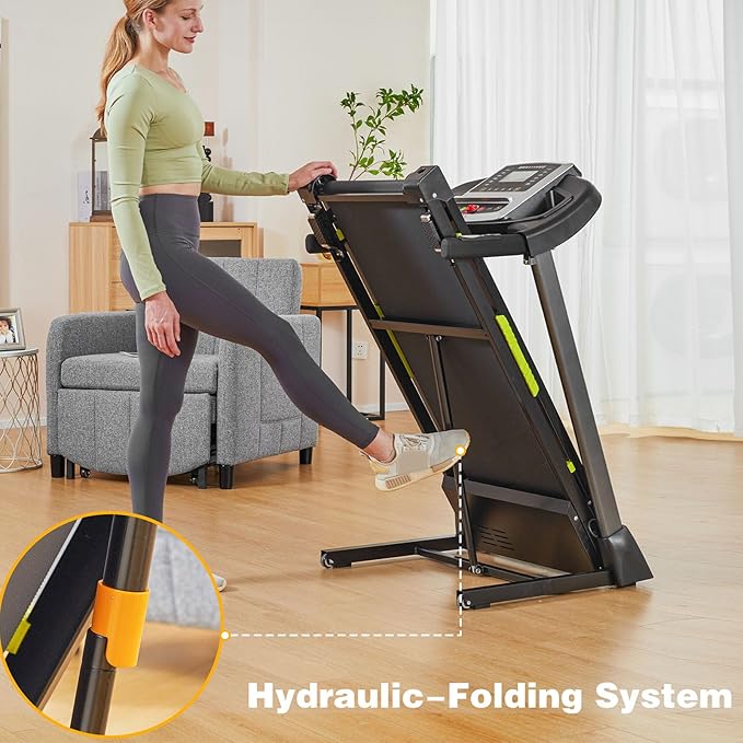 Caminadora Plegable ACAGALA 3.5 HP con Inclinación Automática 15% miniatura 7