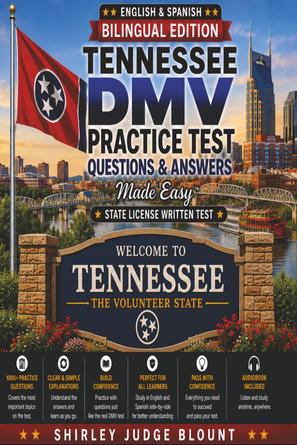 Tennessee DMV English Test Made Easy™: Driver’s License Written Test Study Guide with Practice Questions | English & Spanish Edition