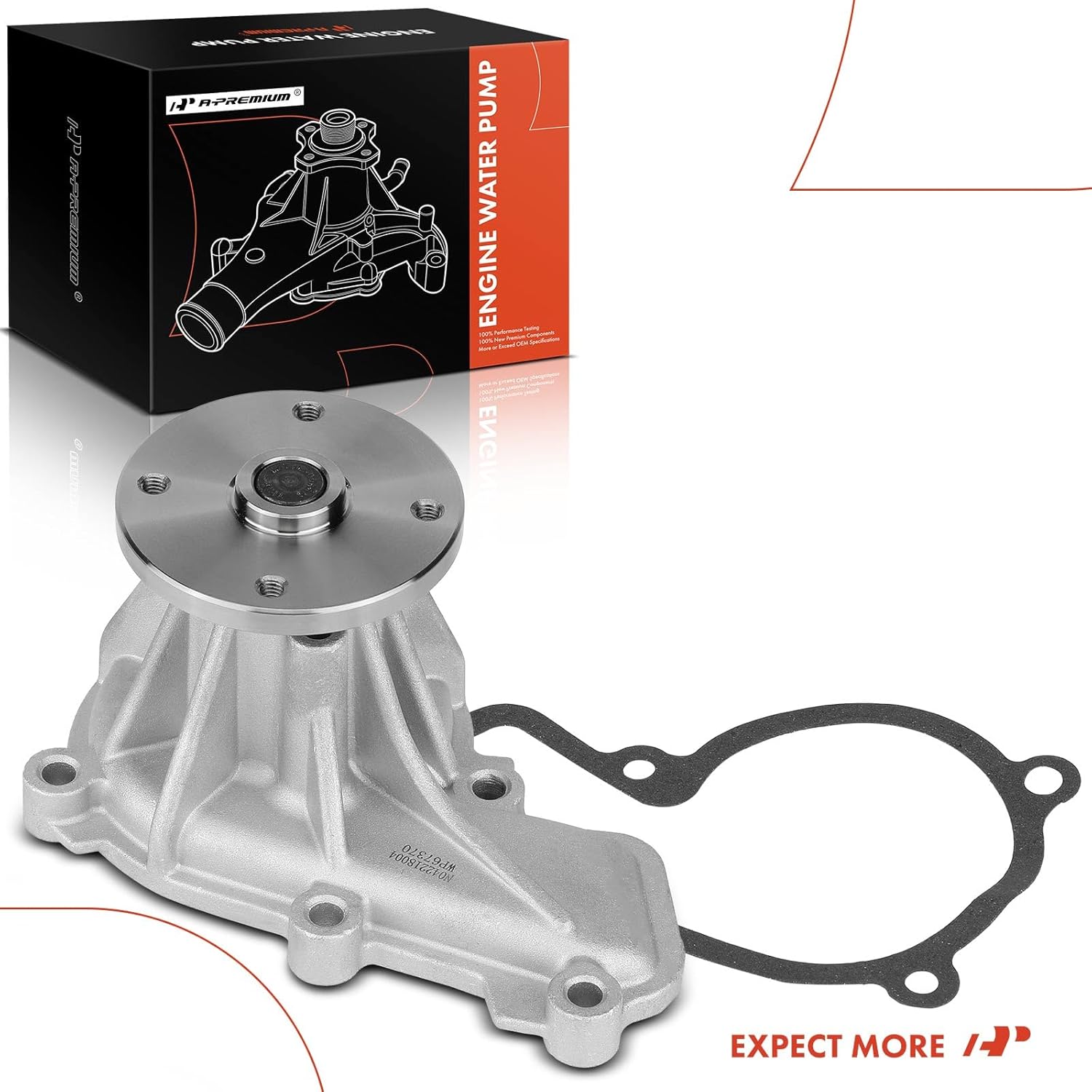 A-Premium Engine Water Pump with Gasket Compatible with Hyundai Elantra Elantra Coupe/GT Tucson Kona & Kia Soul Forte/Forte Koup Forte5 Seltos