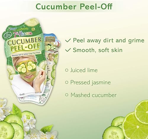 Miniatura 2 de 7th Heaven Mascarilla pepino, 0.3 fl oz