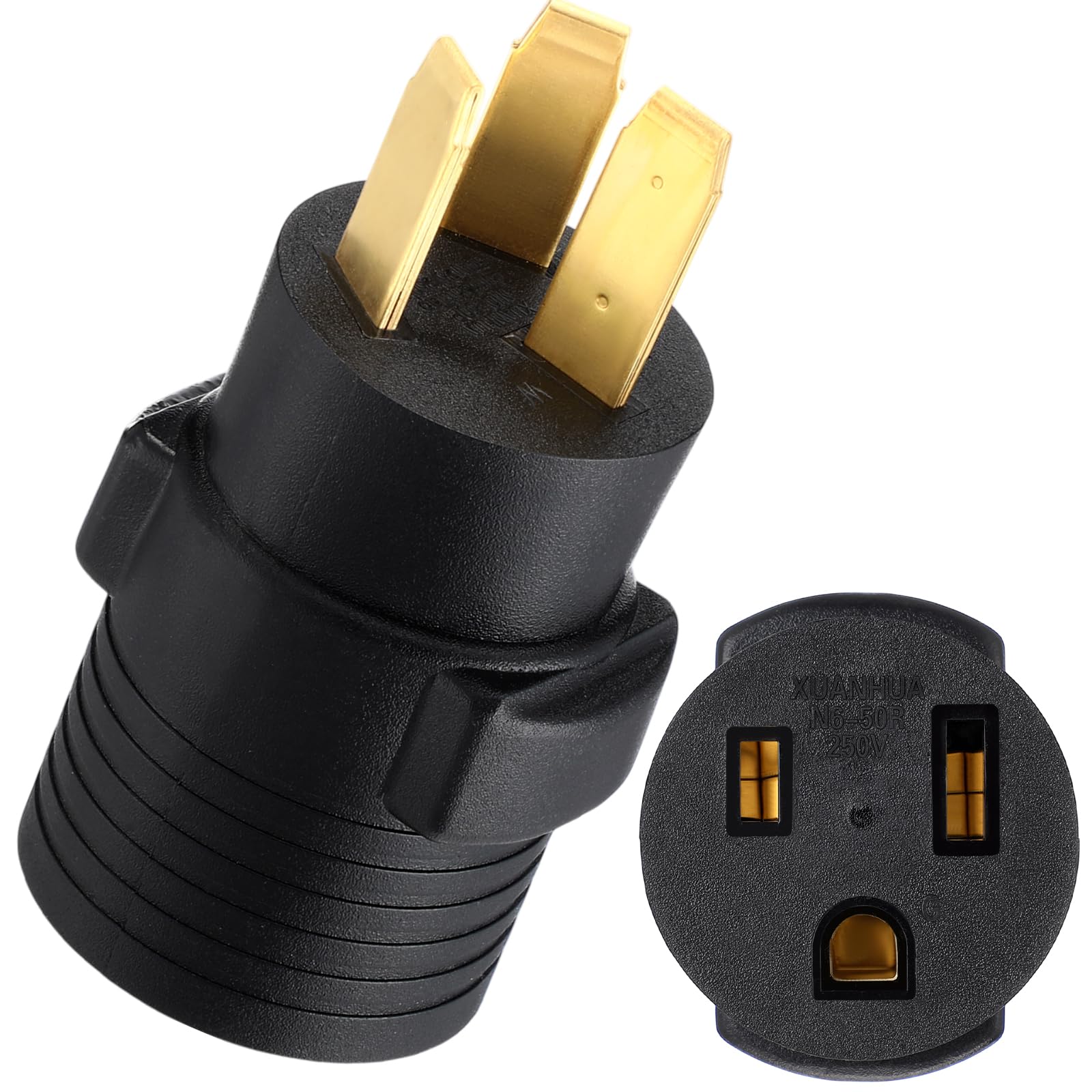 Kanayu NEMA 10-50P to 6-50R 50A Welder Adapter