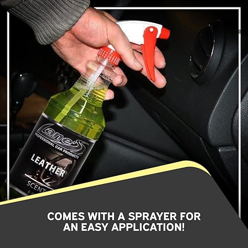Miniatura 6 de Lane's Aroma para automóvil, ambientador de cuero, ambientador de automóvil, fragancia de cuero, elimina olores no deseados, fórmula concentrada,