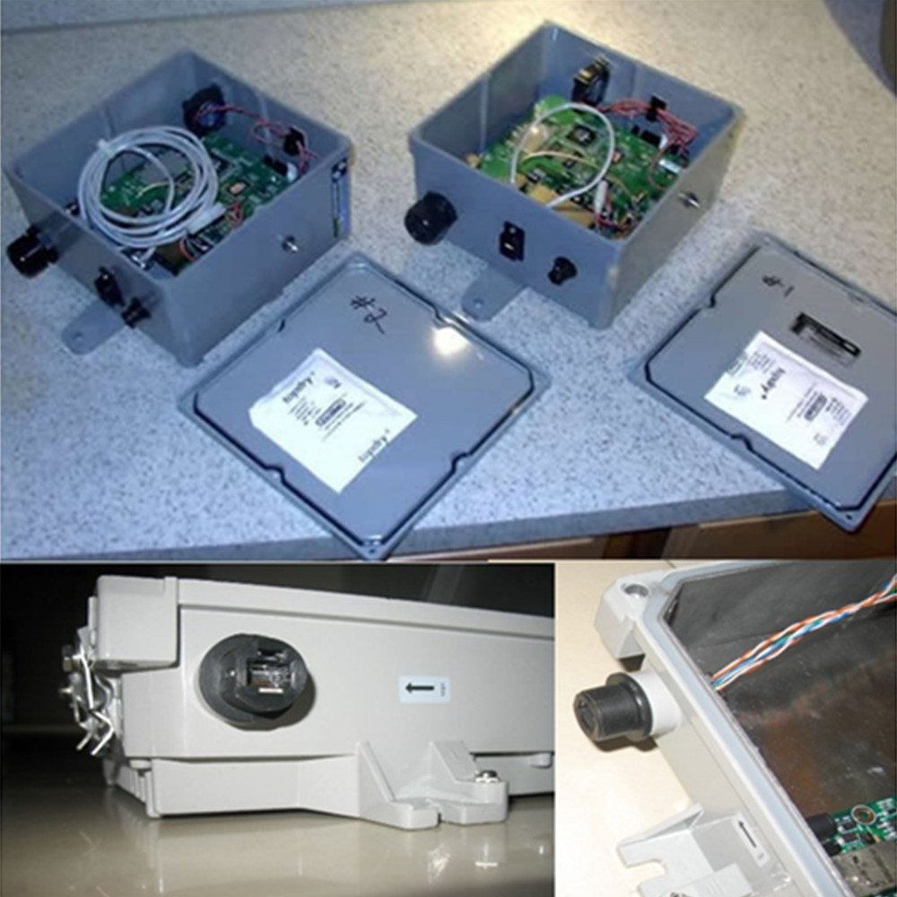 Lot de 5 connecteurs M25AP2 blindés RJ45 étanches Cat5/5e/6 8P8C IP67 Ethernet LAN connecteur double tête adaptateur femelle vers femelle