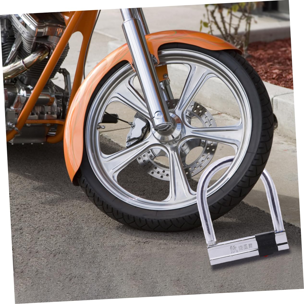 Antivol en U pour Moto et Vélo, Acier Inoxydable, Résistance Hydraulique, Haute Sécurité, pour Cyclisme et Protection Extérieure