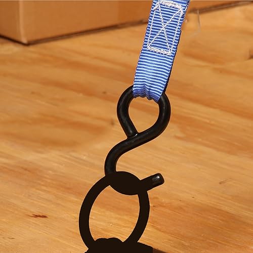 Miniatura 4 de DC Cargo E-Track - Calzones para ruedas de motocicleta y motocross para kit de remolque asegura dos bicicletas con 4 anillos O de acero resistente y