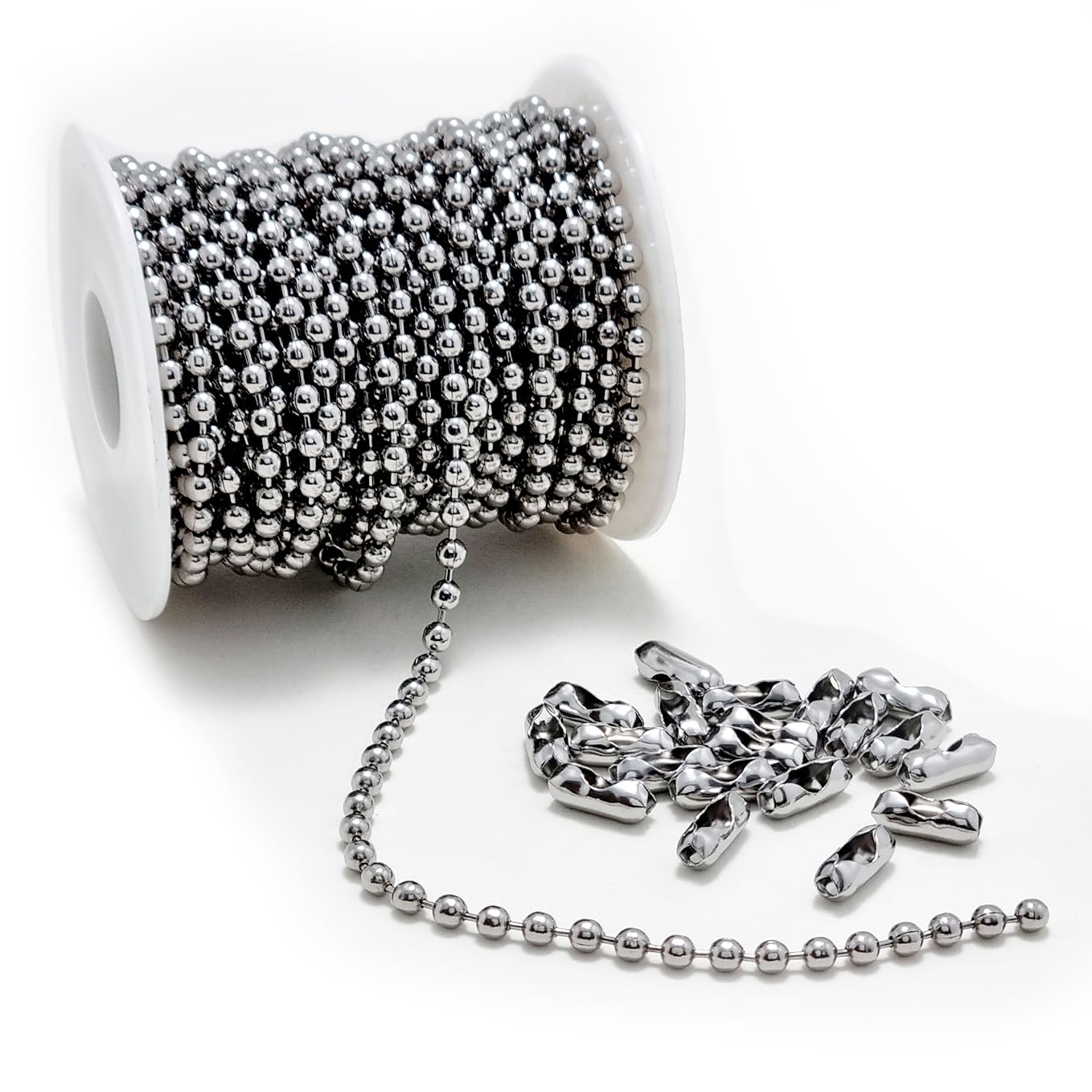 Amazon.com: 30 Feet Stainless Steel Ball Chain with 20 Connectors