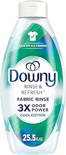 Liquid Rinse & Refresh Fabric Rinse, Cool Cotton Scent, 25.5 Ounce, Clear