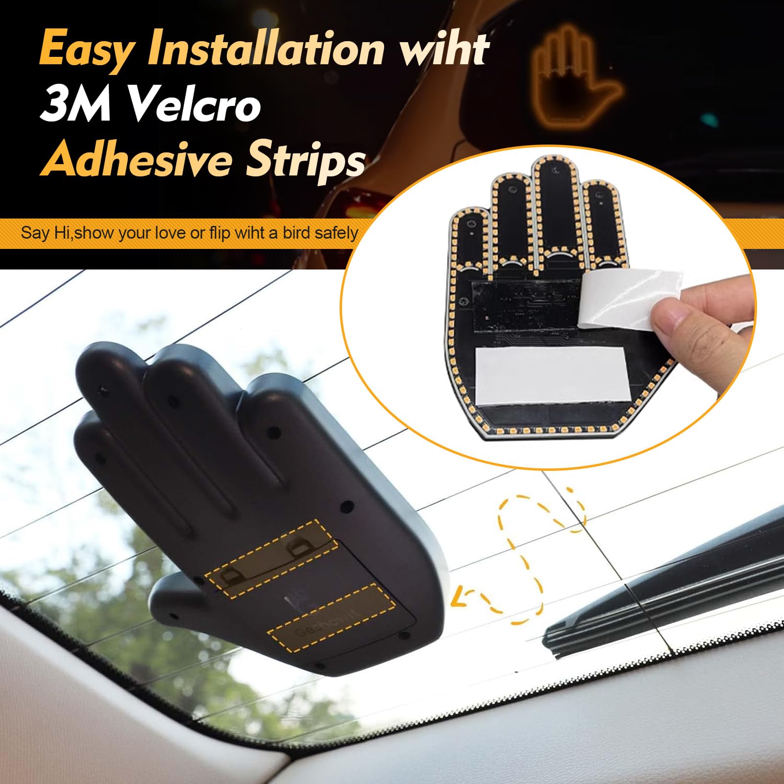 Fingerlicht Auto - LED Geste Licht Mit Fernbedienung Für Auto & LKW