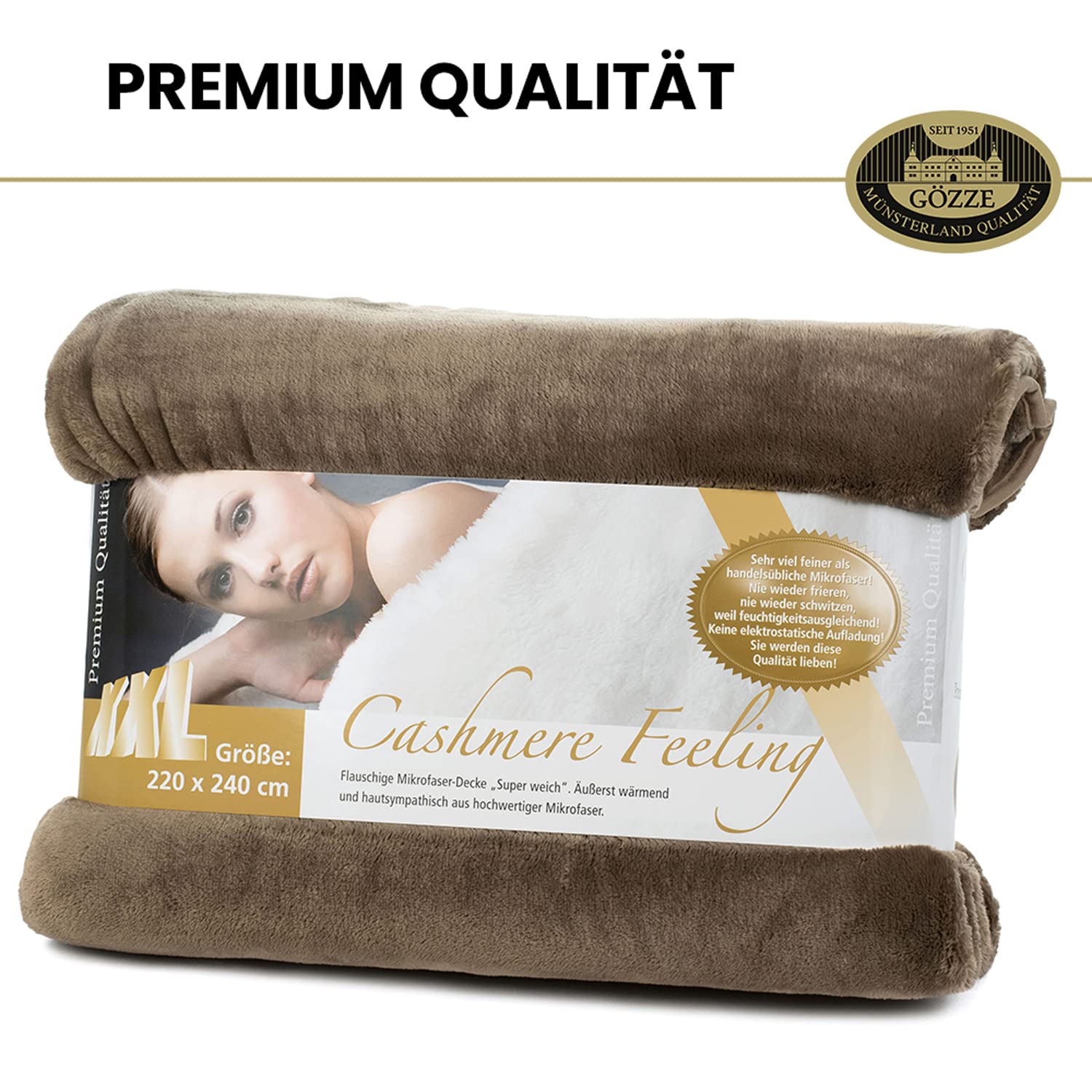 Gözze - Premium Cashmere-Feeling Wohn- und Kuscheldecke – Bild 8