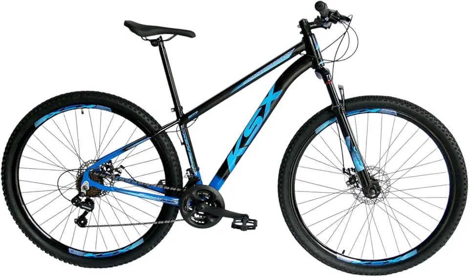 Bicicleta Aro 29 Alumínio 21v Freio a Disco Suspensão KSX MTB Bike