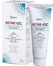 ACNE-OC Moisturiser for Oily & Acne-Prone Skin - 75g Sebum Regulating Moisturizer for Face with 5 Natural Phyto Active Complex - Hydrates & Restores Skin - Fast Absorbing Non-Comedogenic Moisturizer