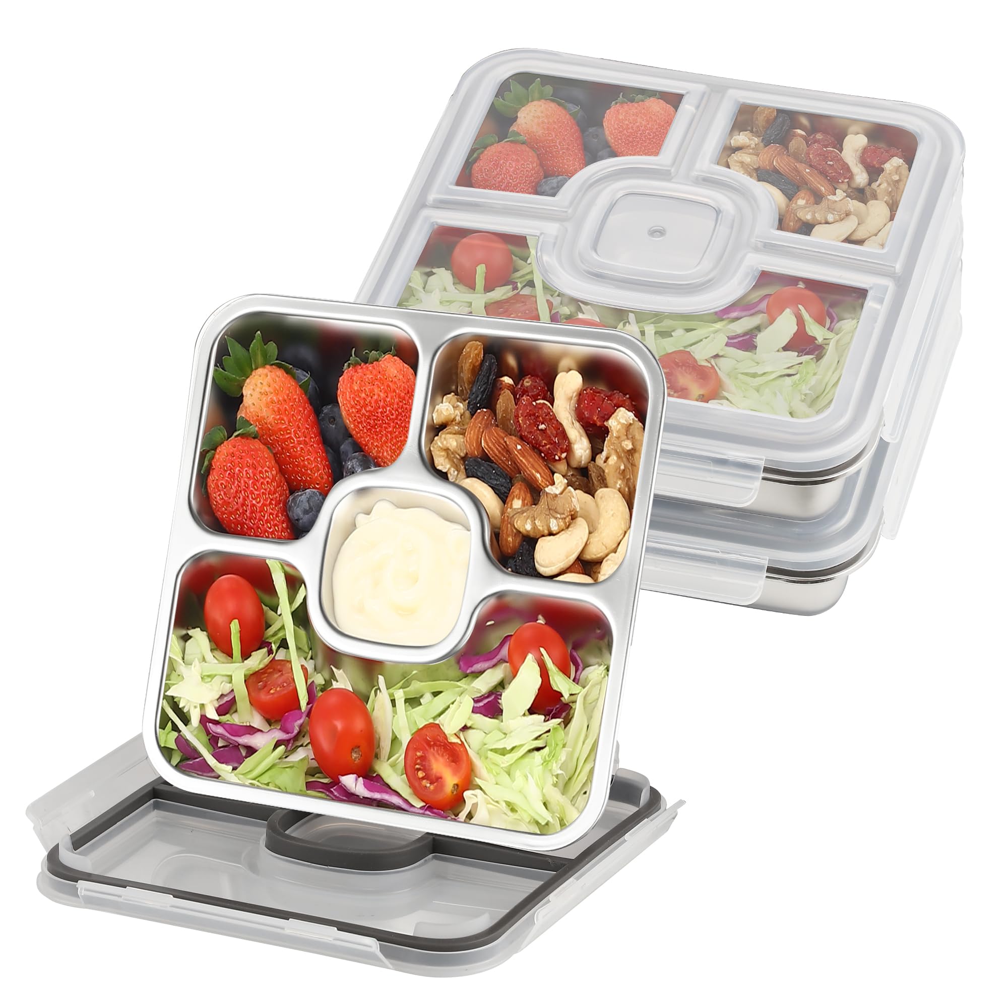 nicelock 2-laags roestvrijstalen lunchbox met opvouwbaar bestek en verwijderbare scheidingswand (540 ml, 800 ml) - herbruikbare metalen bento-container, milieuvriendelijk, voor vrouwen, kinderen, werk nicelock 2-laags roestvrijstalen lunchbox met opvouwbaar bestek en verwijderbare scheidingswand (540 ml, 800 ml) - herbruikbare metalen bento-container, milieuvriendelijk, voor vrouwen, kinderen, werk