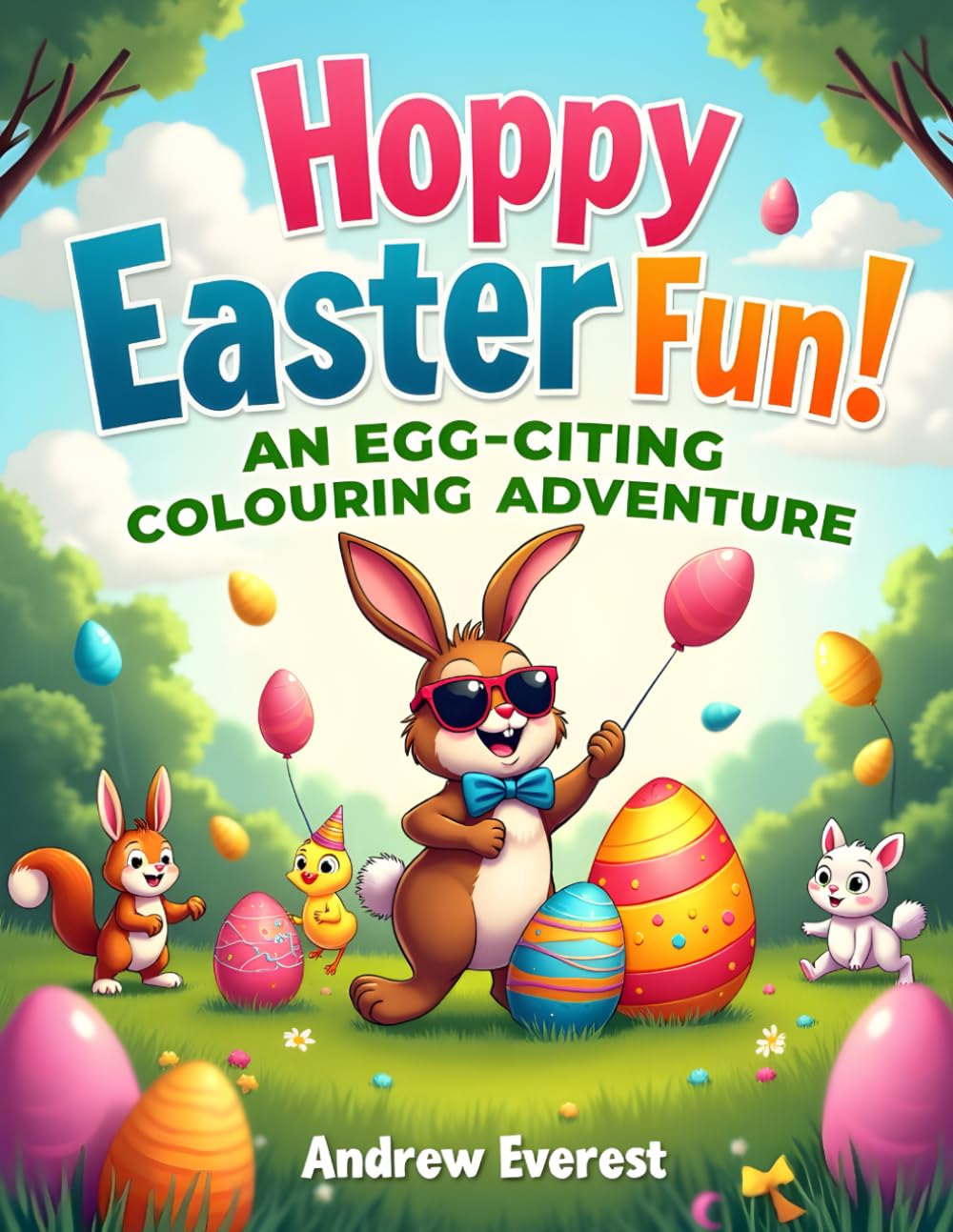 Hoppy Easter Fun! An Egg-Citing Colouring Adventure.: Perfect Gift For Easter