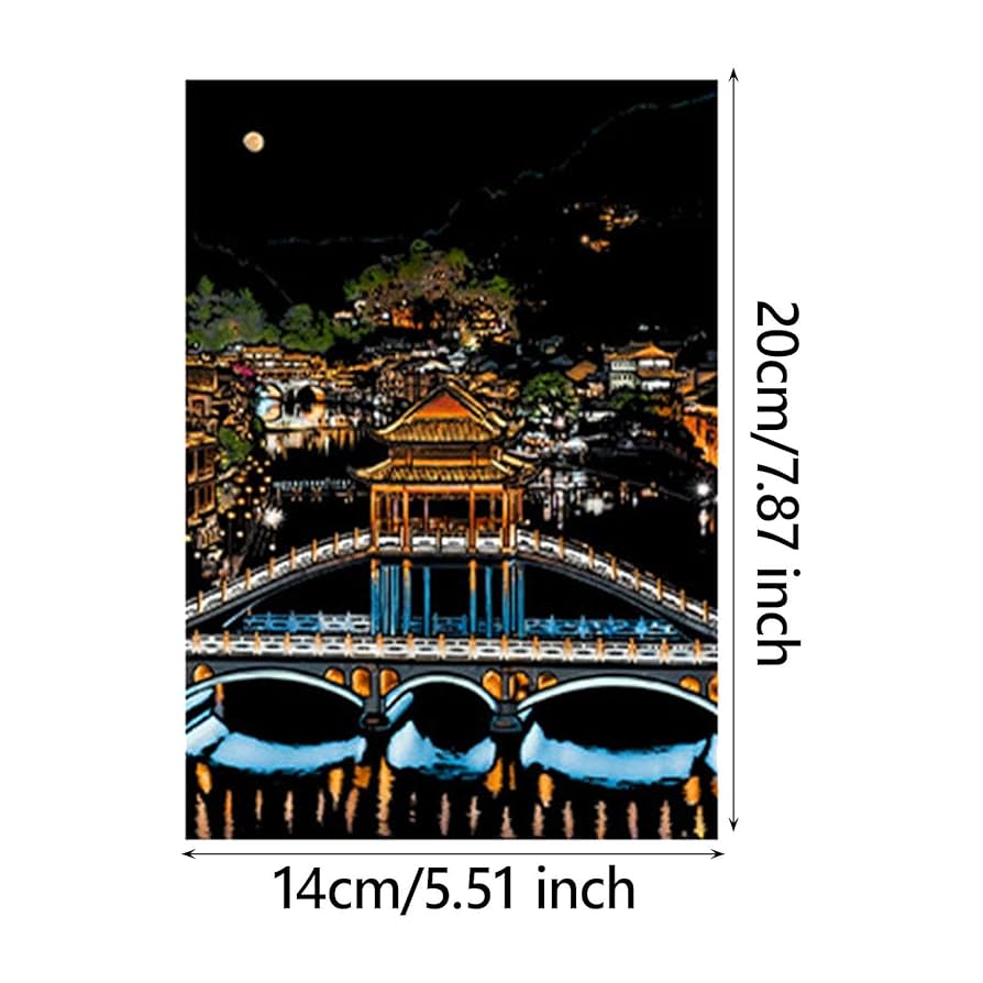 本日限定値下げ8,000円★　スクラッチアート　　NEW YORK　完成品 受注商品】スクラッチアート ステンドグラスBOX 白鳥