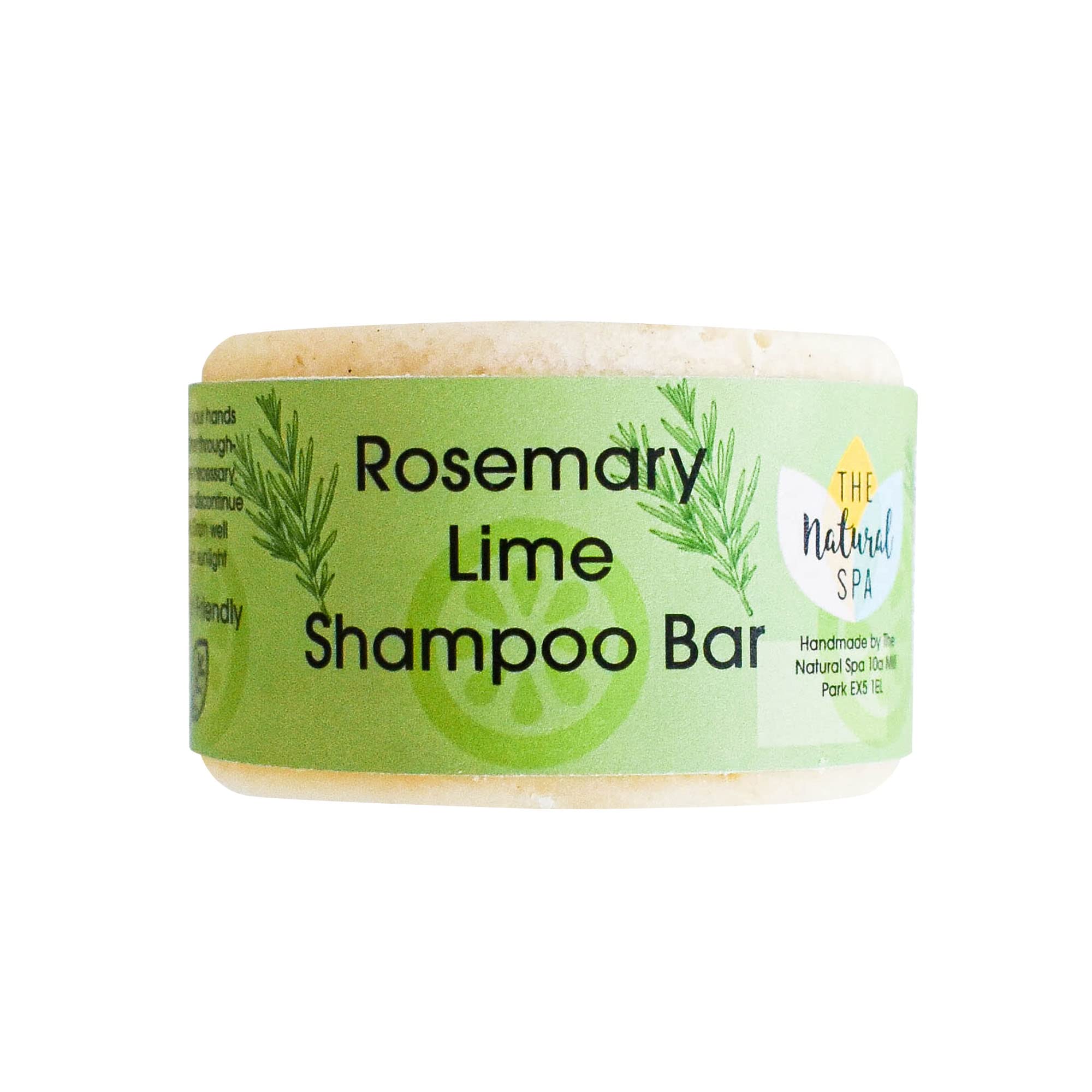 Rosemary & Lime Shampoo Bar, Handcrafted Natural Shampoo with Coconut Milk and Clay - Image 2
