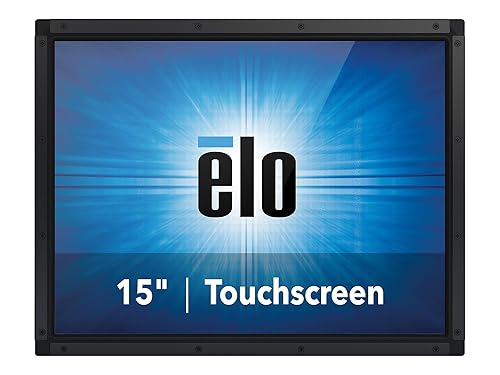 Elo Touch E326154 Elo, 1590L, LCD de 15 pulgadas (retroiluminación LED), marco abierto, interfaz de video HDMI, VGA y puerto de pantalla, interfaz