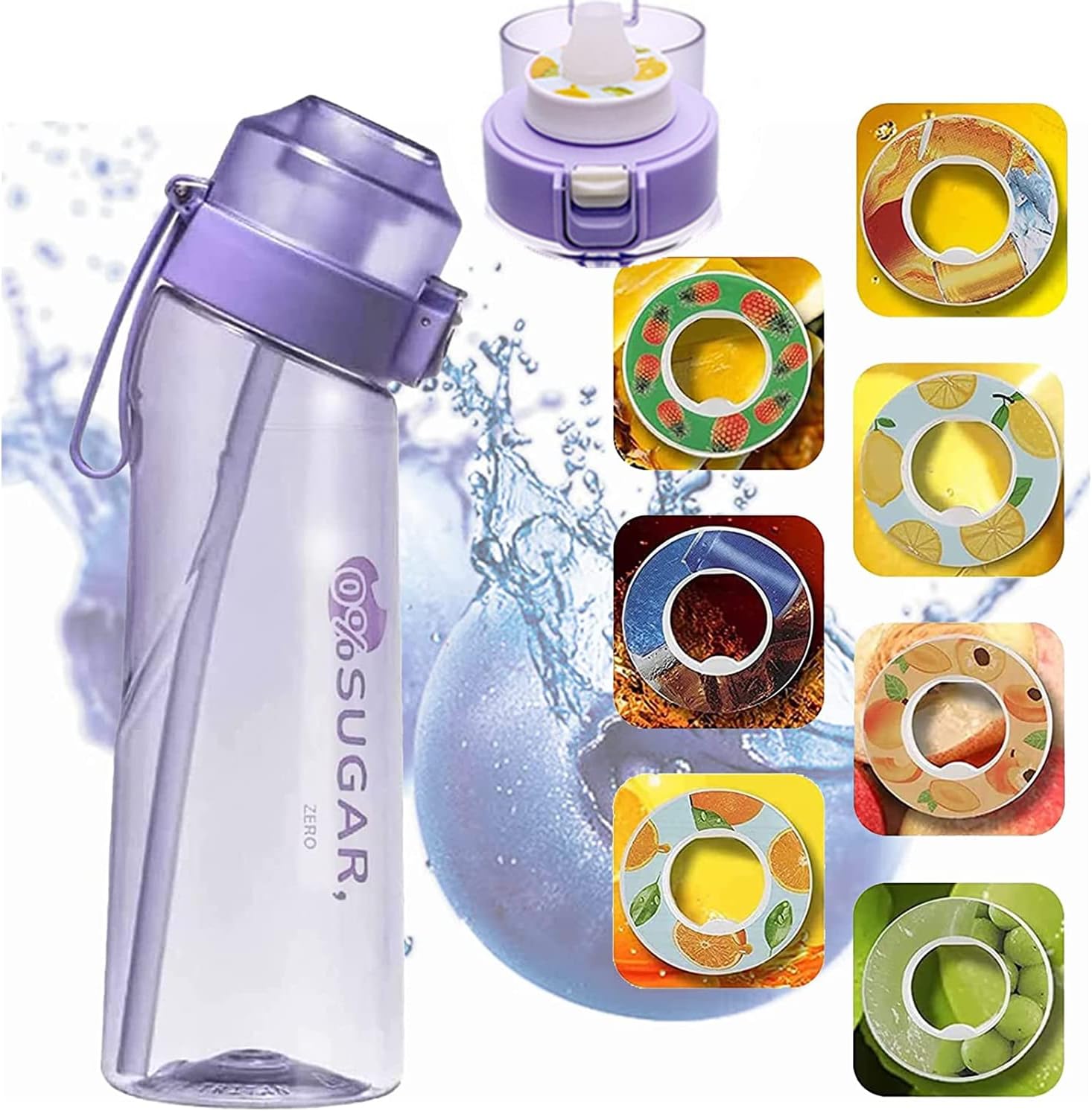 Sports Air Water Bottle BPA Free Starter up Set Drinking