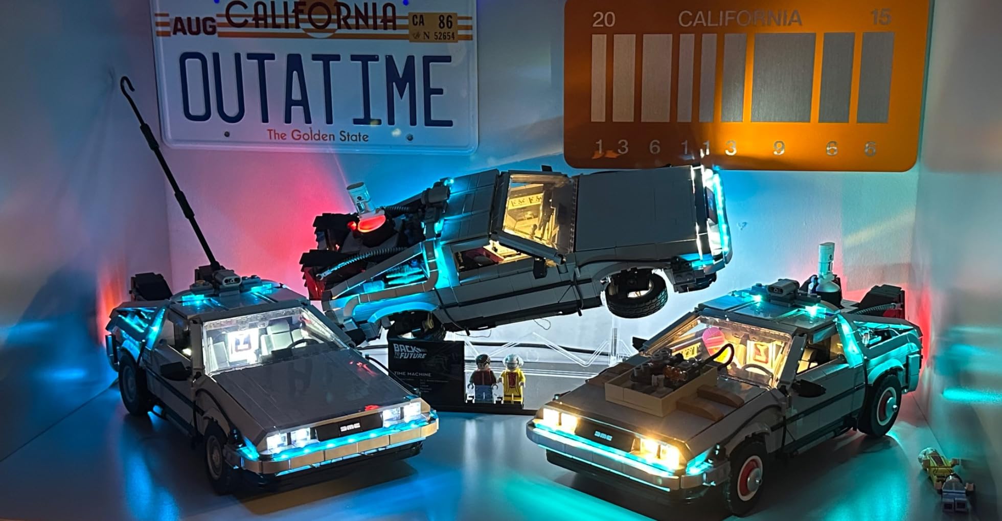 GEAMENT LED Light Kit Compatible with LEGO Back to The Future Time ...