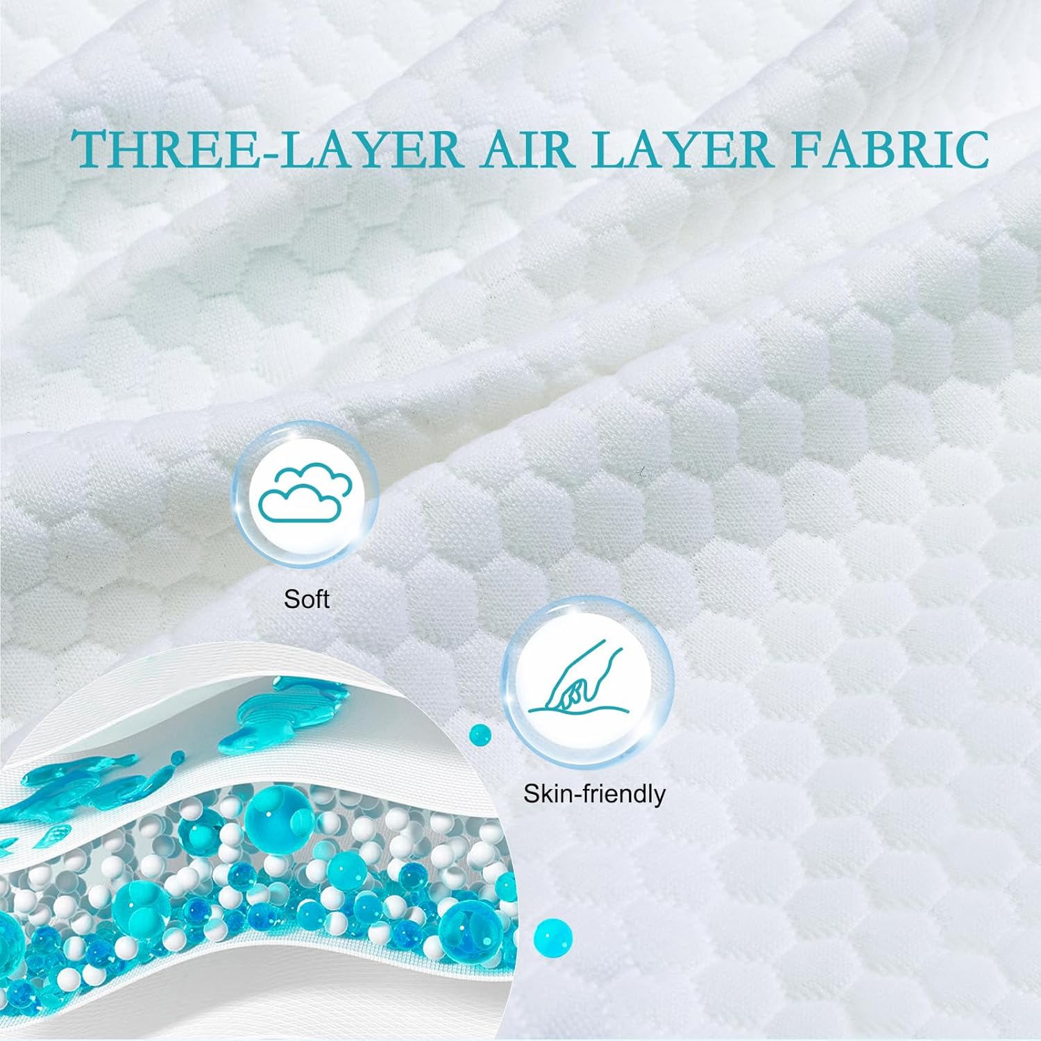 YOUR MOON Memory Foam Pillows for Travel, Small Compressible Camping Pillow for Sleeping, Medium Firm Neck Support Pillows, Portable Backpacking Hammock Camp Pillows for Hiking&Car(White) - Image 4