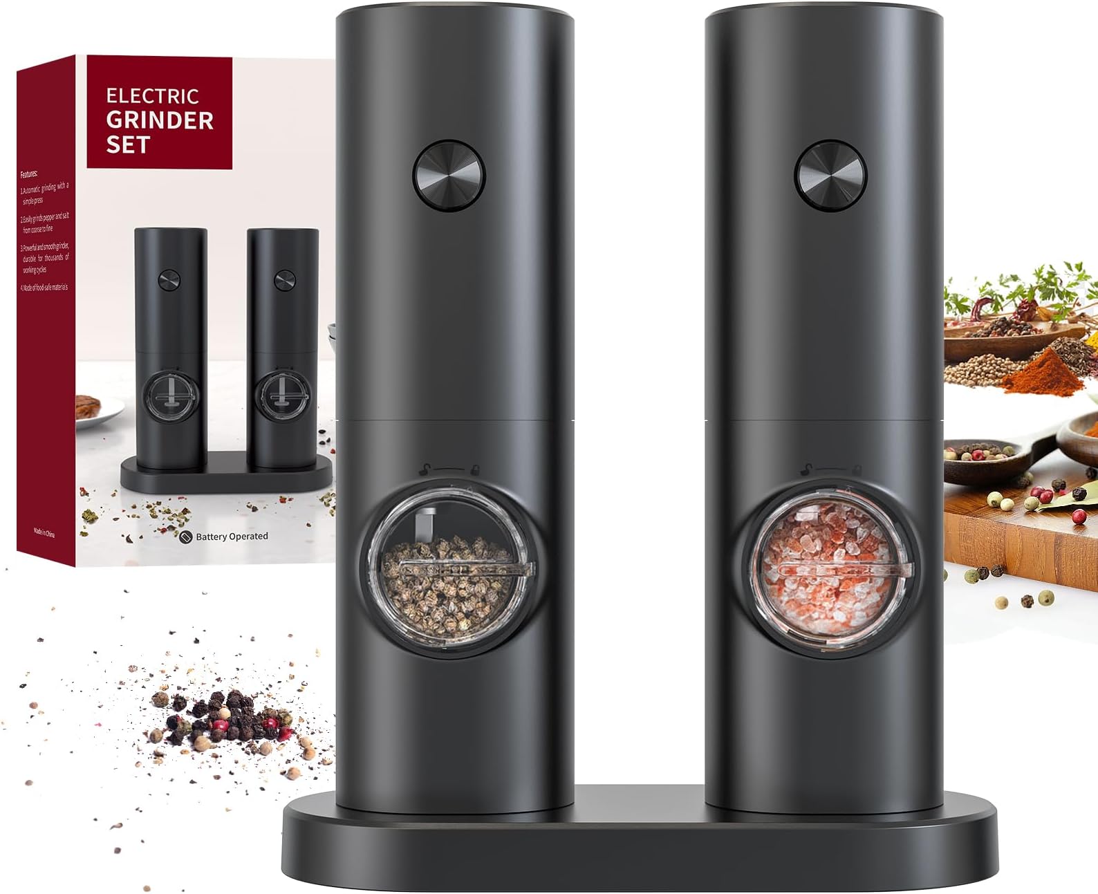 CIRCLE JOY Pepper Mill KYMQ-14-31BS-DB-DE