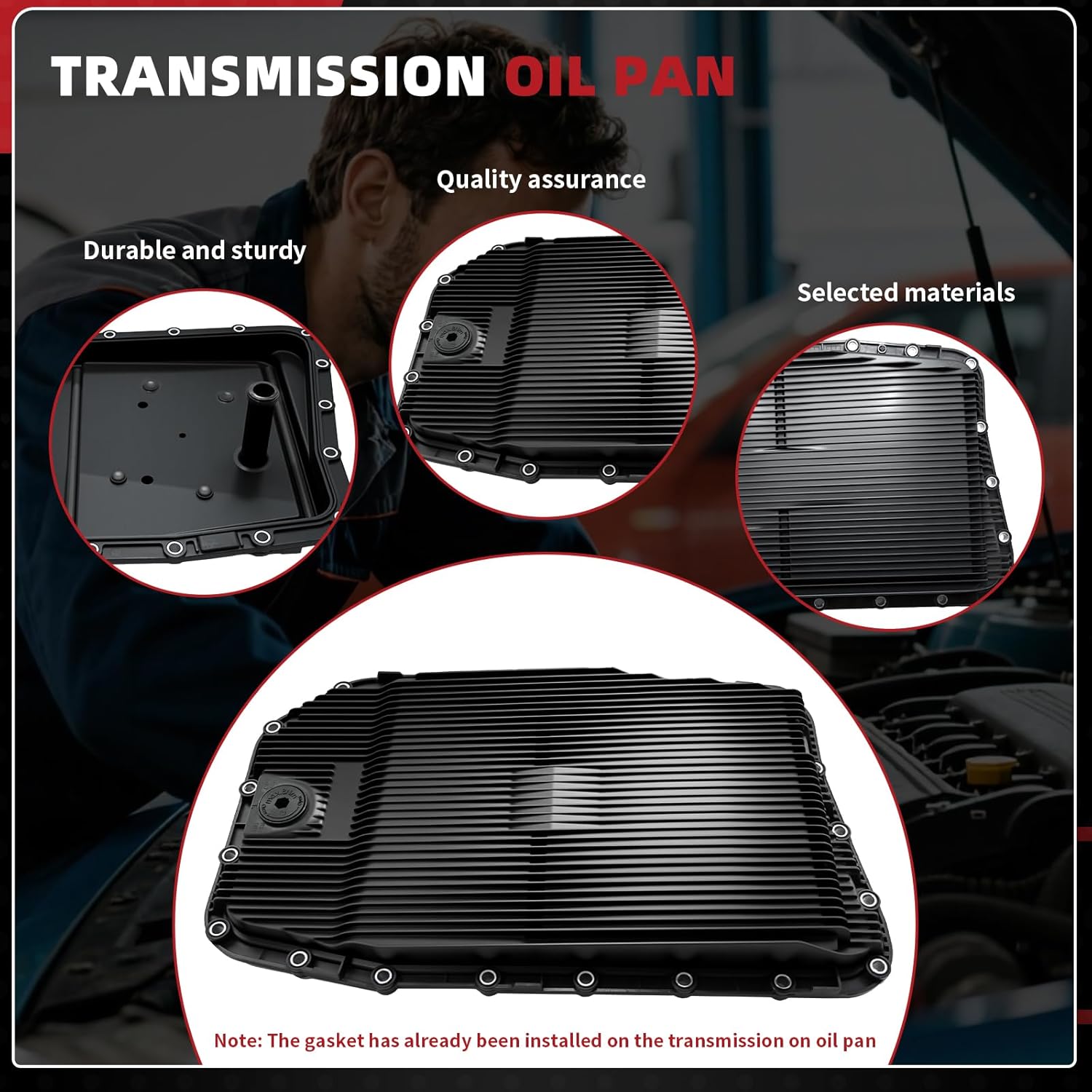 EPPO Transmission Filter with Pan 6HP26 24117571227 24152333903 Transmission Oil Pan Compatible with 335d, 545i, 550i, 645Ci, 650i, 745i, 745Li, 750i, 750Li, 760i, 760Li, Alpina B7, Alpina B7 xDrive