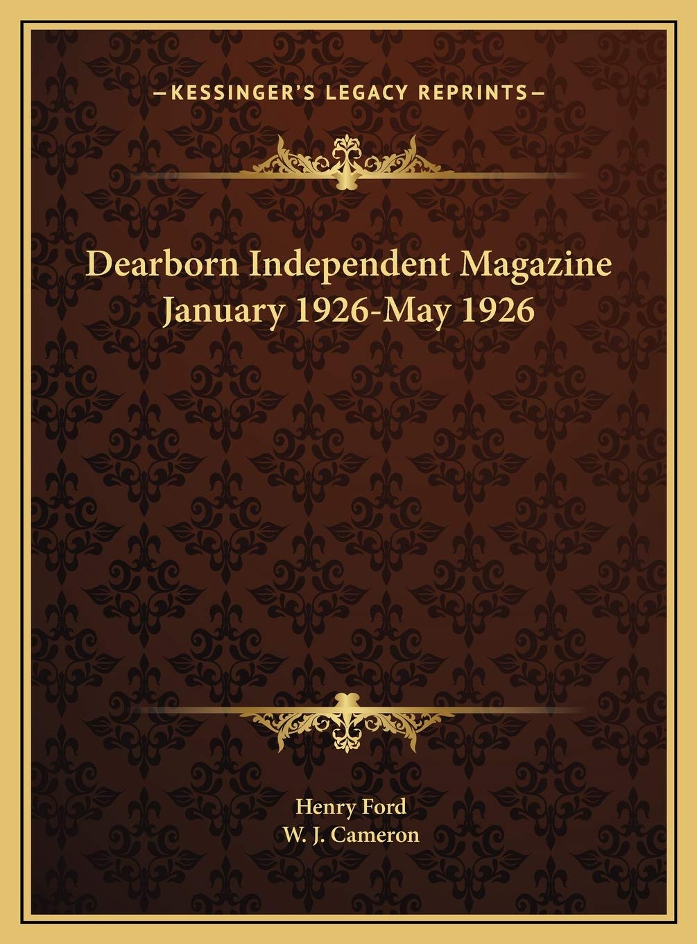 Dearborn Independent Magazine January 1926-May 192