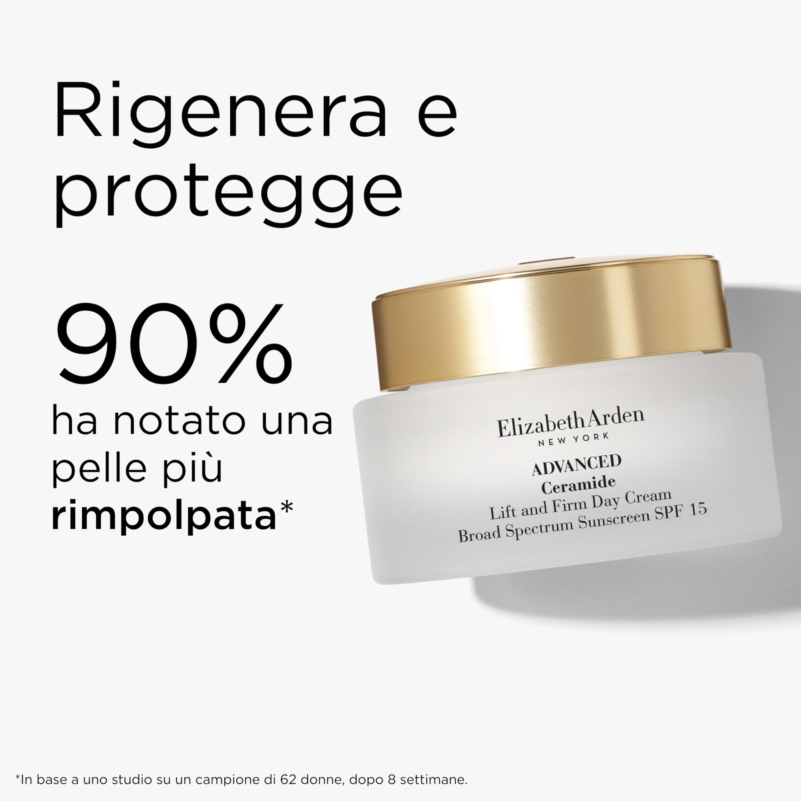 Elizabeth Arden - Forever Lift and Firm, Cofanetto Regalo Donna 3 Prodotti con Crema Viso con SPF 15, Crema Notte e Siero Viso, Antiage, Rassodante e Idratante con Ceramidi per una Pelle Giovane