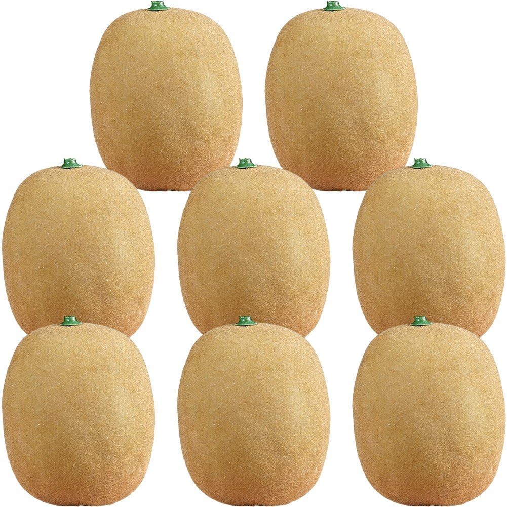 hzzsbu 8 Pcs Artificial Kiwi Realistic Fake Fruit Models Ornament for Home Party Decoration Photography Props Model