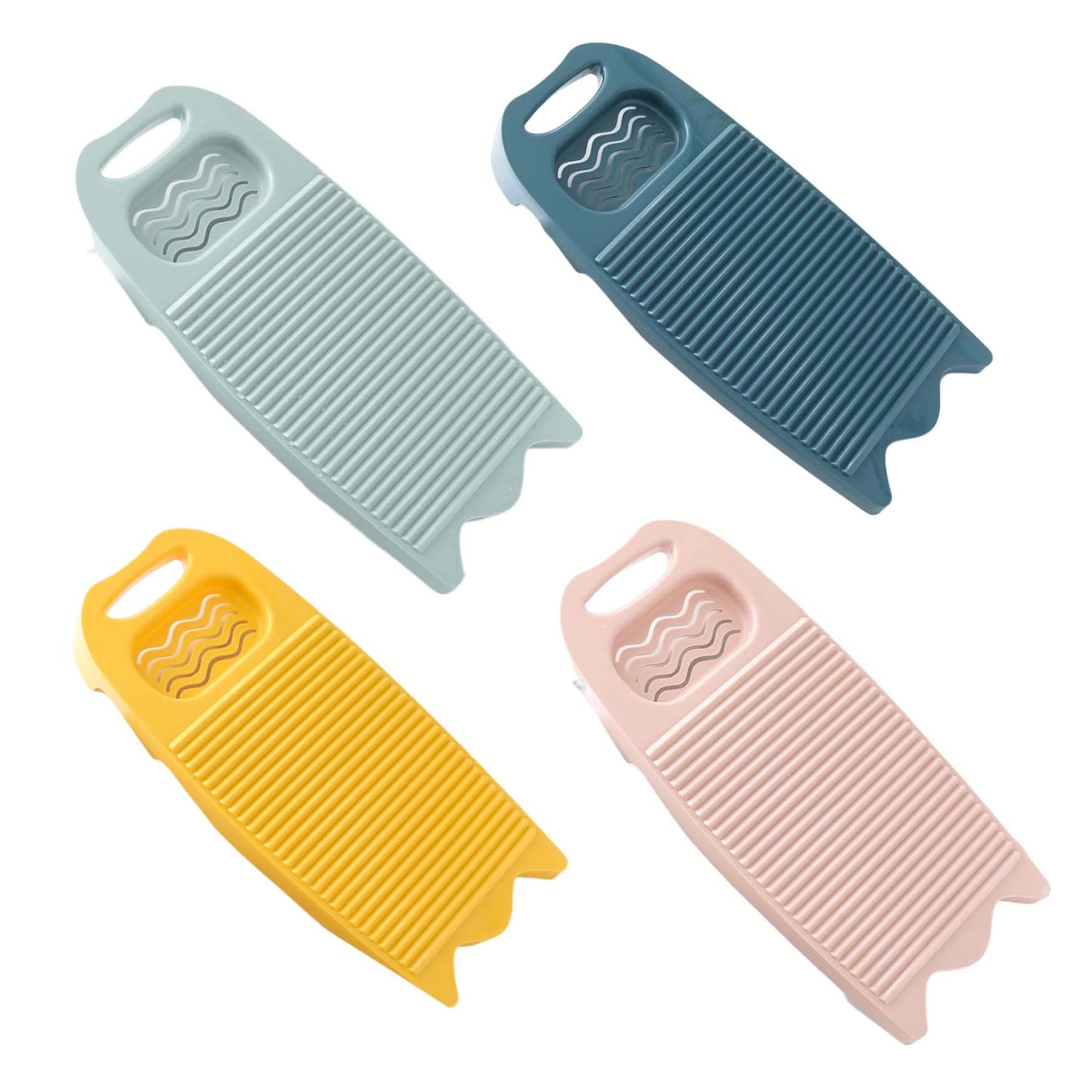 Planche à lavage en plastique, planches à laver à main à la main Banque à linge Lavage de lavage Tampon de lavage outil de lavage de la planche à laver pour le dortoir de la maison, bleu foncé
