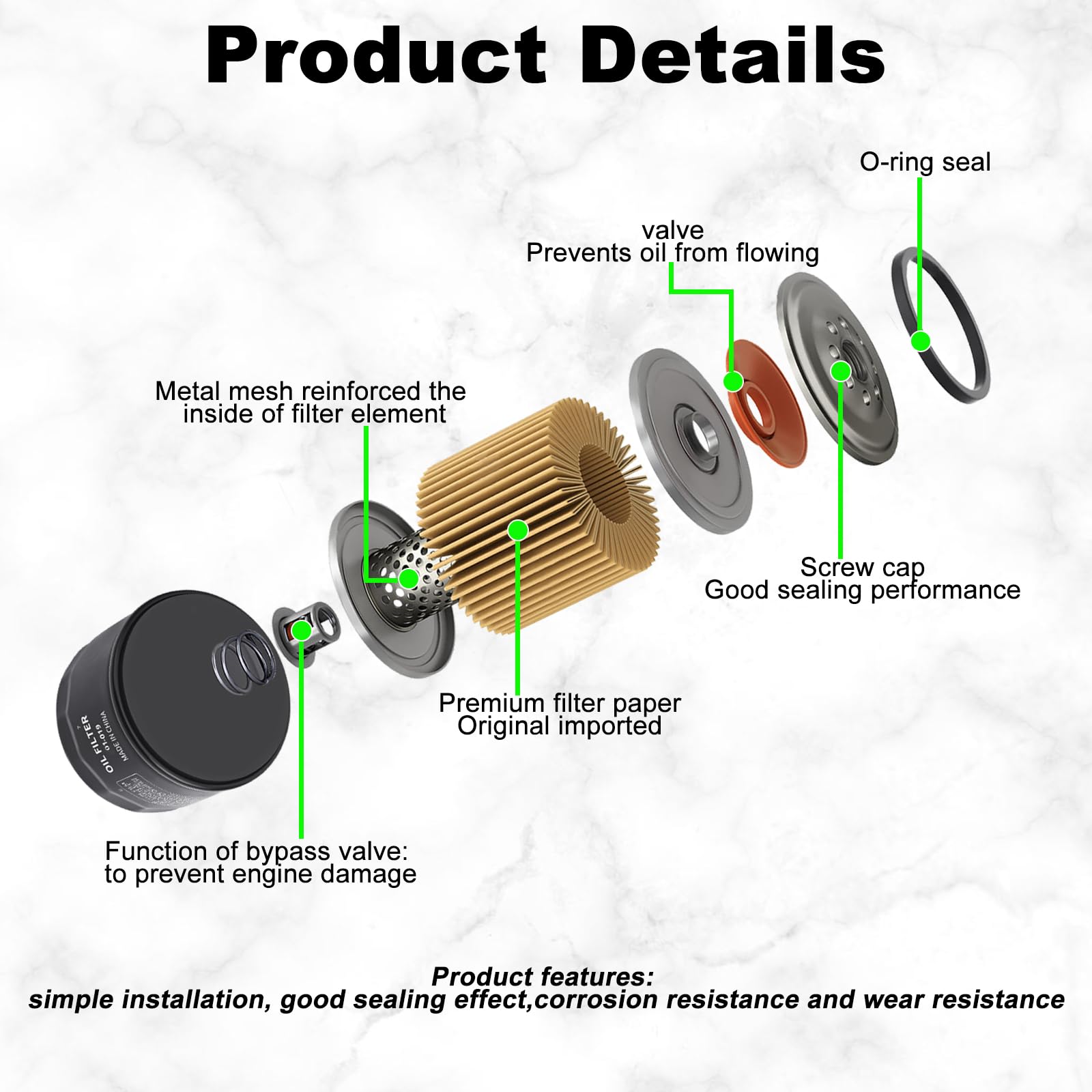 Amazon.com: Road Passion 49065-0721 Oil Filter Compatible with
