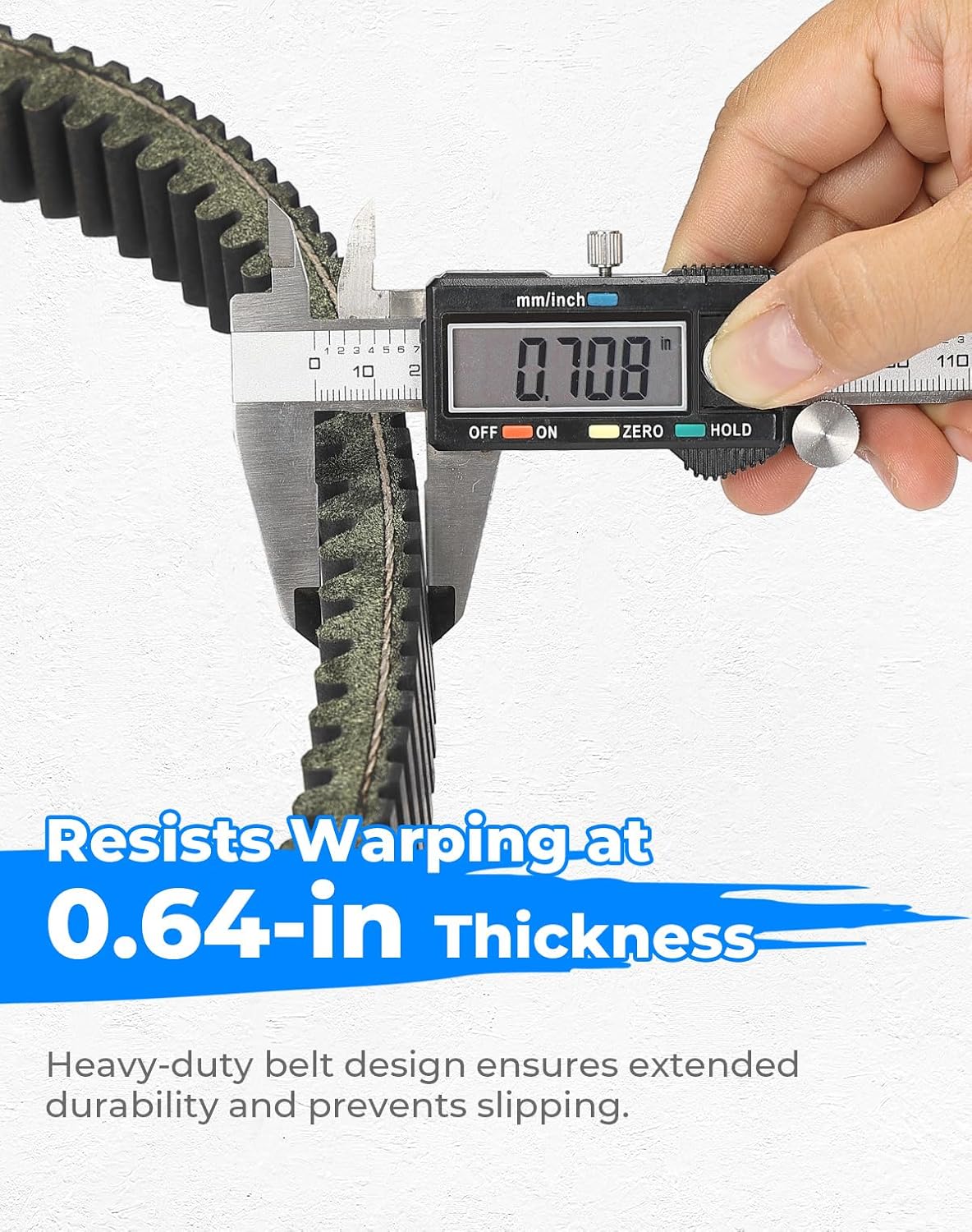 KEMIMOTO CVT Drive Belt Replace #3211186 5-Layer Durability, Heat-Resistant Drive Belt Compatible with Polaris Ranger 1000 XP, Polaris Xpedition, RZR XP/ 4 1000 Transmission Clutch