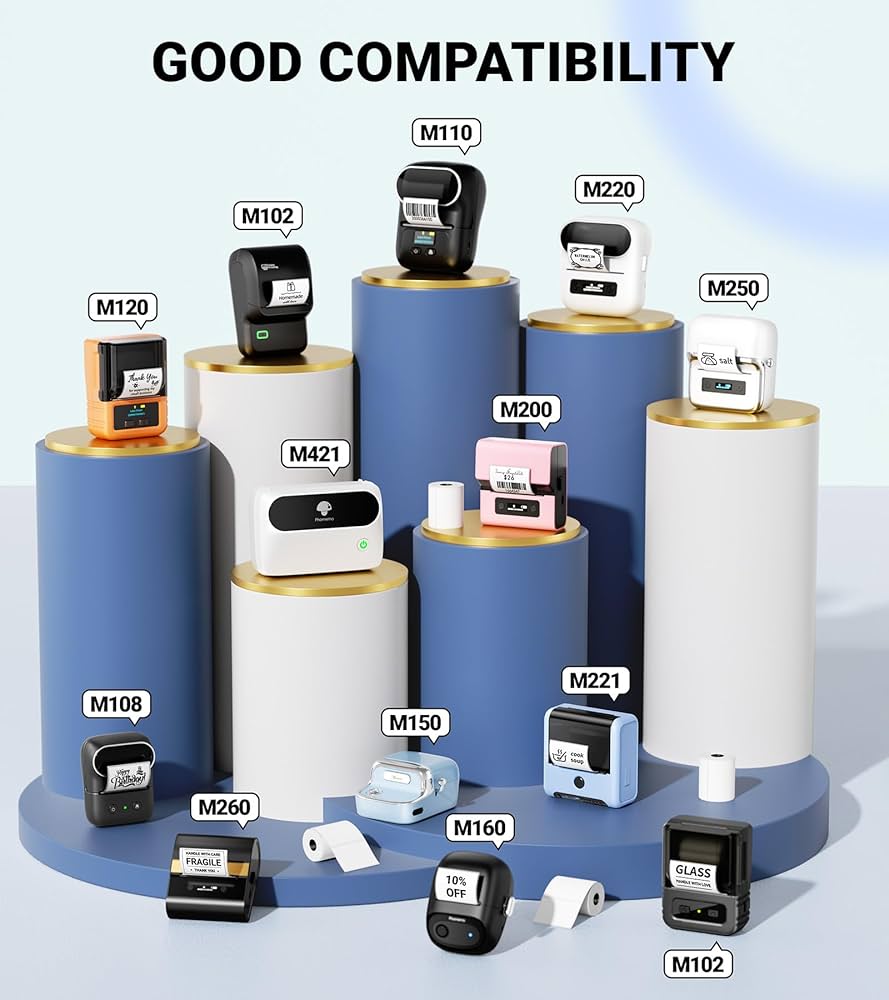 690pcs 3 Rolls Label Sticker For Phomemo M110 M200 M220 Self-Adhesive Direct Thermal Labels Printer Waterproof Label Paper 30x20mm 320x3 450a0fc7 C2a6 460d 8c72 F02aa2029dc0.10bd9d6681103219b32c26826742db1c