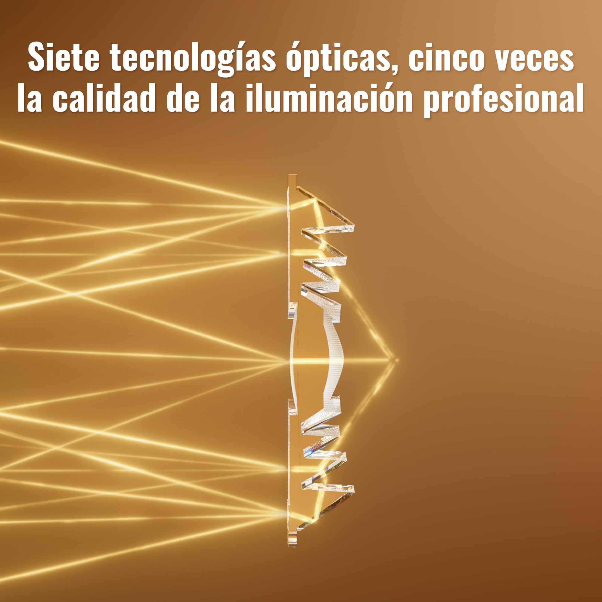 ZHIYUN Mini Reflector de Lente(Montura ZY), Modificador de Luz Ajustable, Aumento de Brillo de 5X, Adecuado para X100RGB, X100Bi-Color, CX100, X60,CX50 Iluminación de Salida Continua Fotografía, 99g