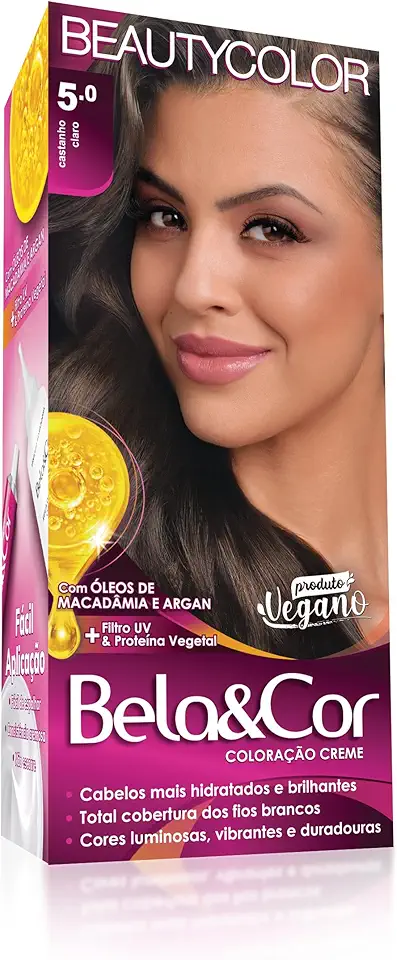 Coloração Bela&Cor - 5.0 Castanho Claro