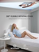 Vista 5 de 【Google TV con Licencia Oficial】Proyector Inteligente 4K con WiFi y Bluetooth, Proyectores para Exteriores VOPLLS con Dolby