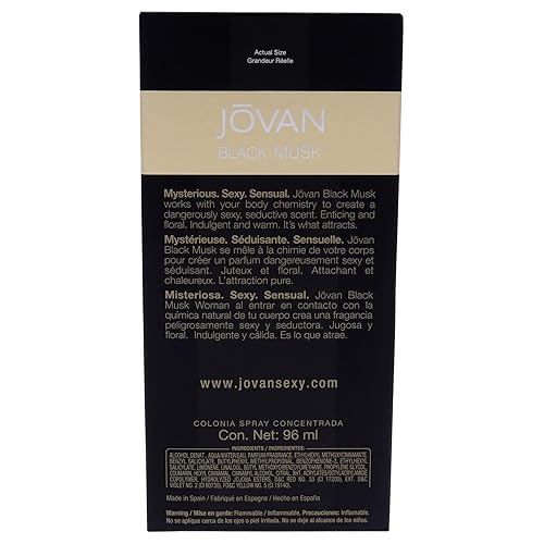 Miniatura 8 de Jovan Black Must perfume 3.25 colonia concentrado spray