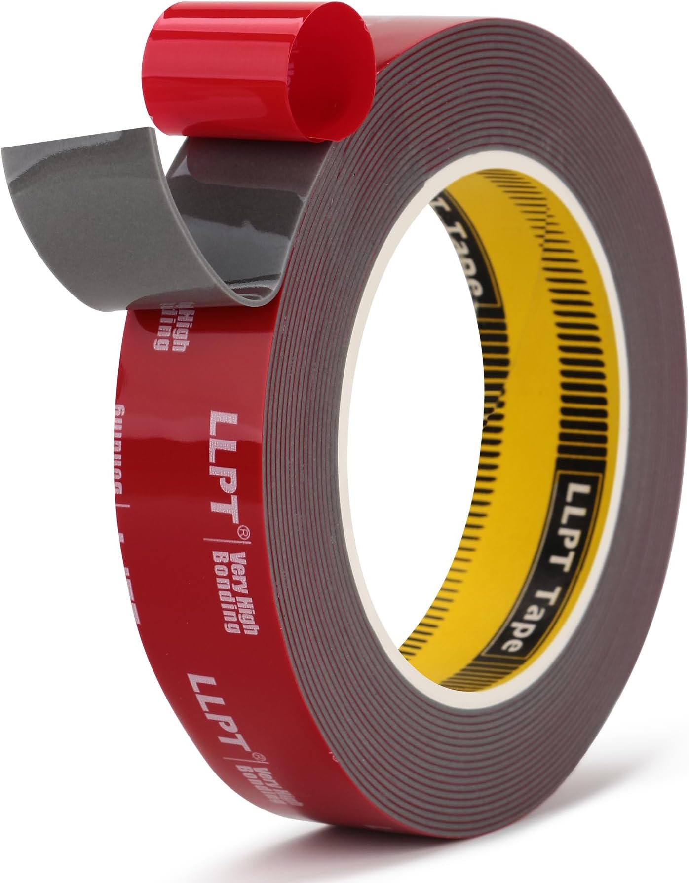 LLPT Double Sided Heavy Duty Tape Waterproof Permanent Mounting Tape 1" x 18Ft Two Sided Adhesive Photo Frame Hanging Strips for Poster Automotive Home Deco (G461125mm)