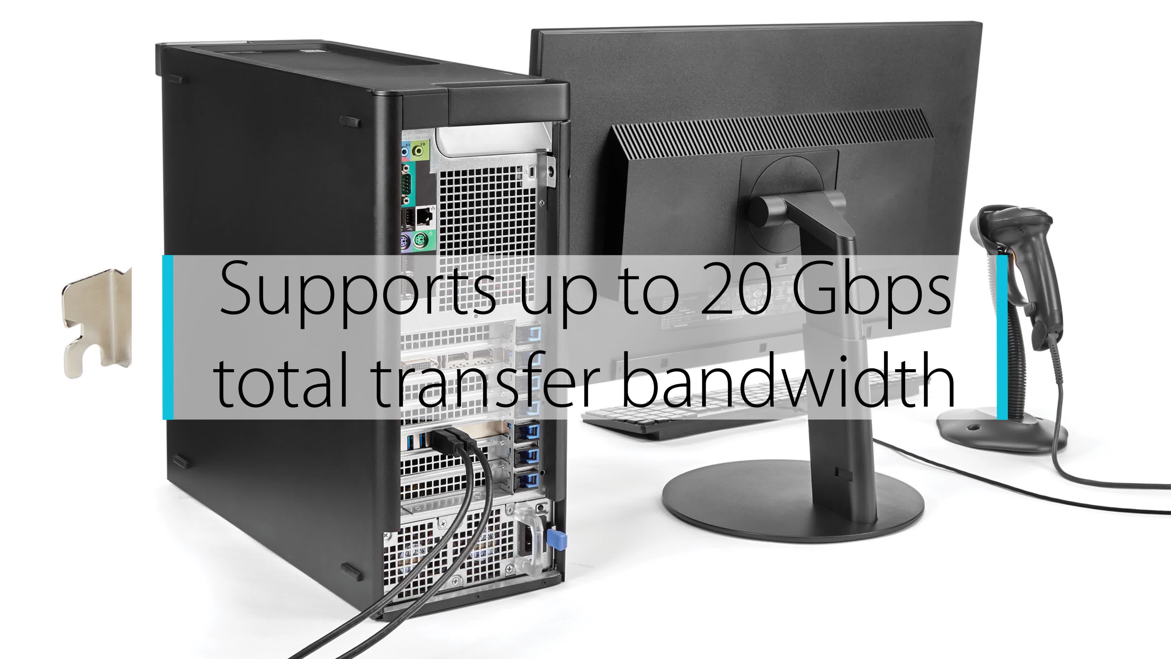 StarTech.com PEXUSB3S44V 4 Port PCI Express (PCIe) SuperSpeed USB