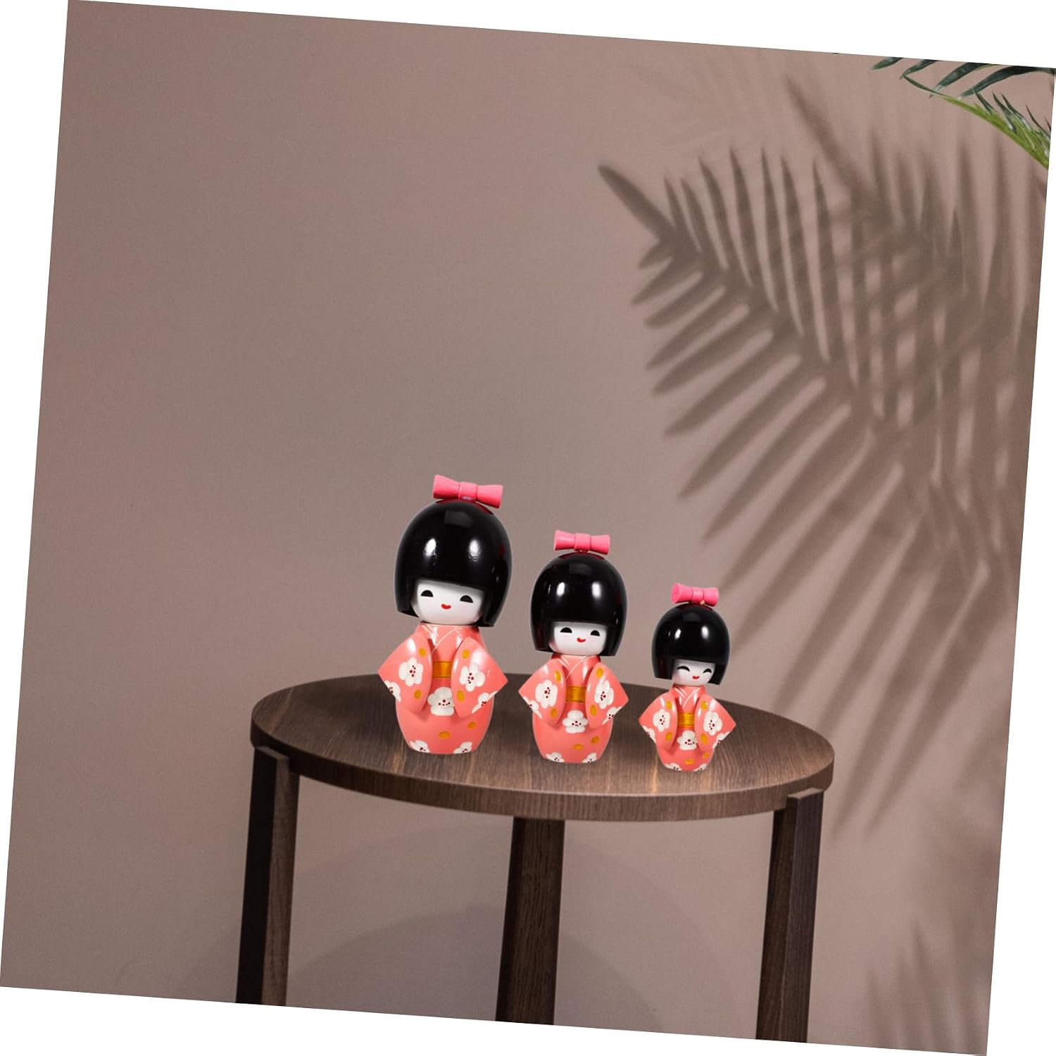3pcs Japanese Kimono Doll Craft Decoration for Home and Shop Adorable Traditional for Japanese Art
