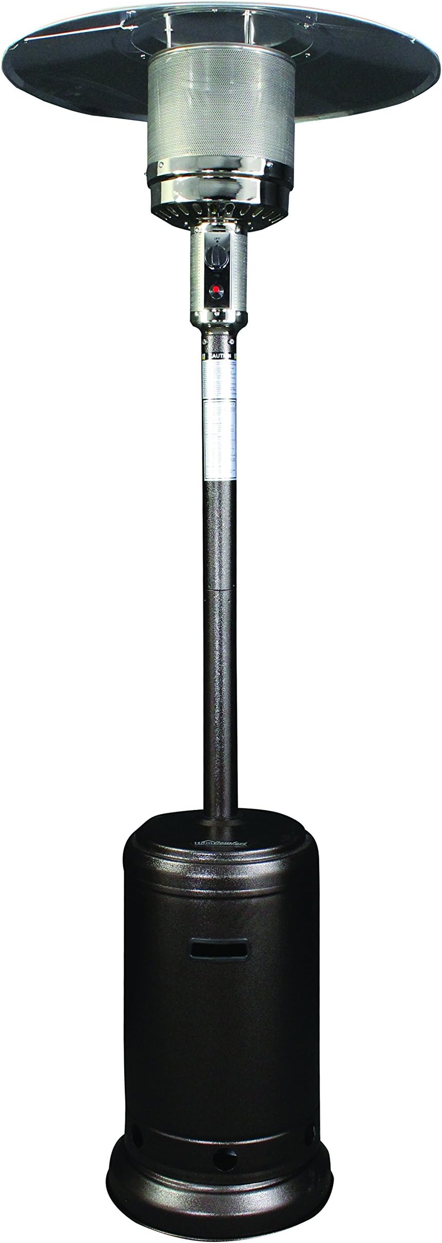HomComfort HCPHHTB Hammer Tone Bronze Round Mushroom Style Patio Heater