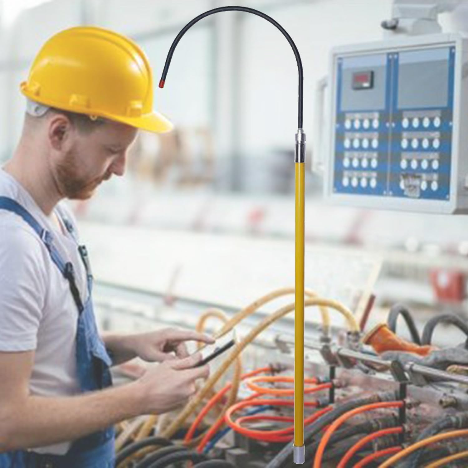 Crochet de sauvetage pour électricien évitant l'électrisation en zone haute tension