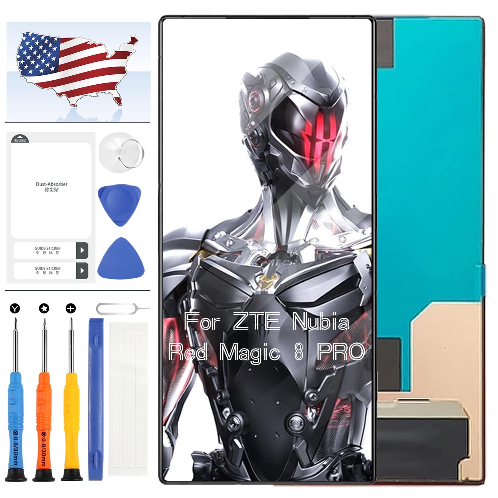 Amazon.com: AMOLED for ZTE Nubia Red Magic 8 PRO LCD Screen