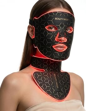 Red Light Therapy for Face & Neck - 7-1 Colors LED Light Therapy mask