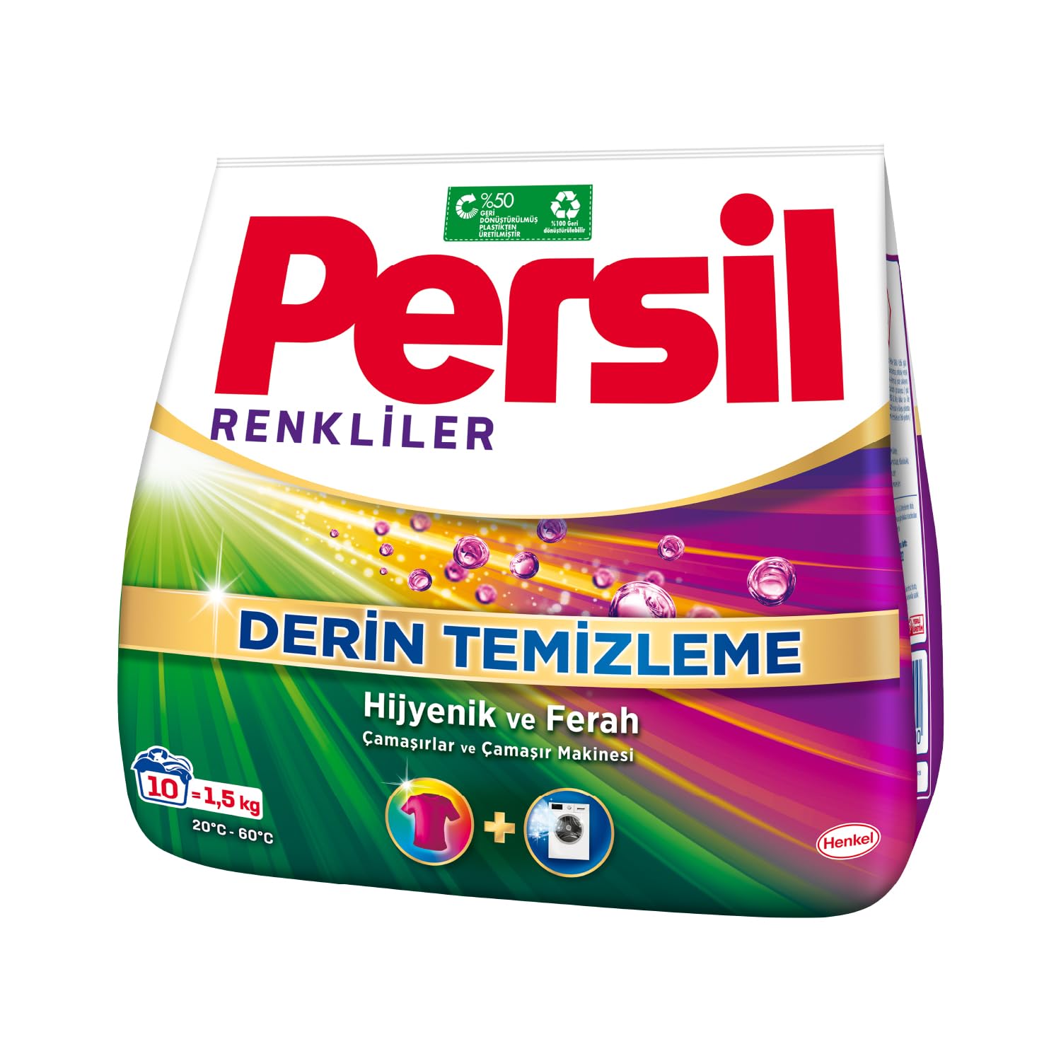 Persil Toz Çamaşır Deterjanı 1,5 kg 10 Yıkama Renkli, Renkliler 1.5kg
