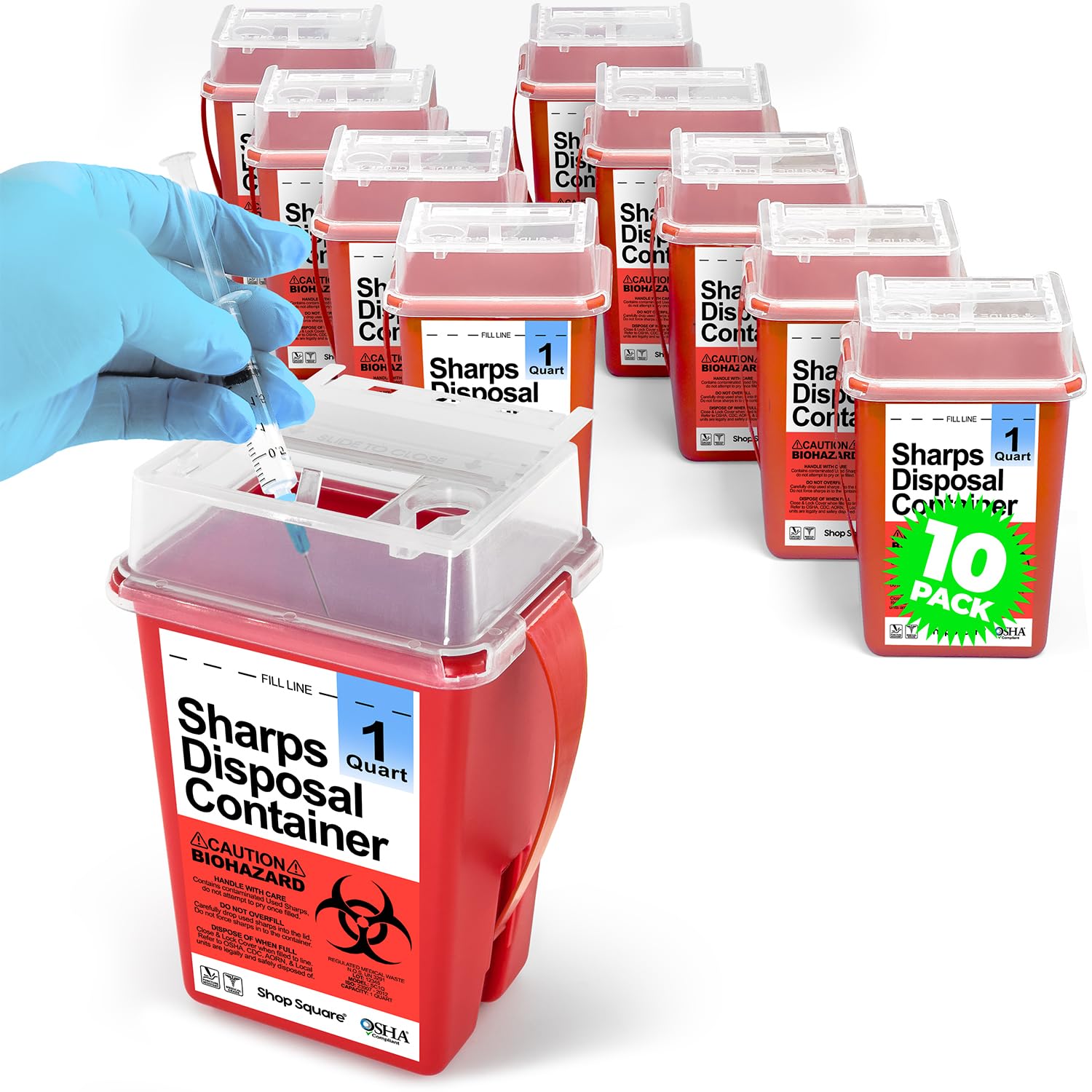 Snapklik.com : Sharps Container, Sharps Containers For Home Use, 1 ...
