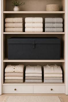 Multi-Purpose Organizer Luxury Storage Box Organizer Hurch Anthracite (Mega Plus Size 70 * 40 * 30)