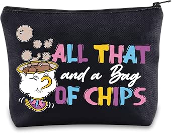 Mrs. Potts And Chip Make-up-Tasche – Beauty And The Beast Inspiriert, 23x16,5 Cm