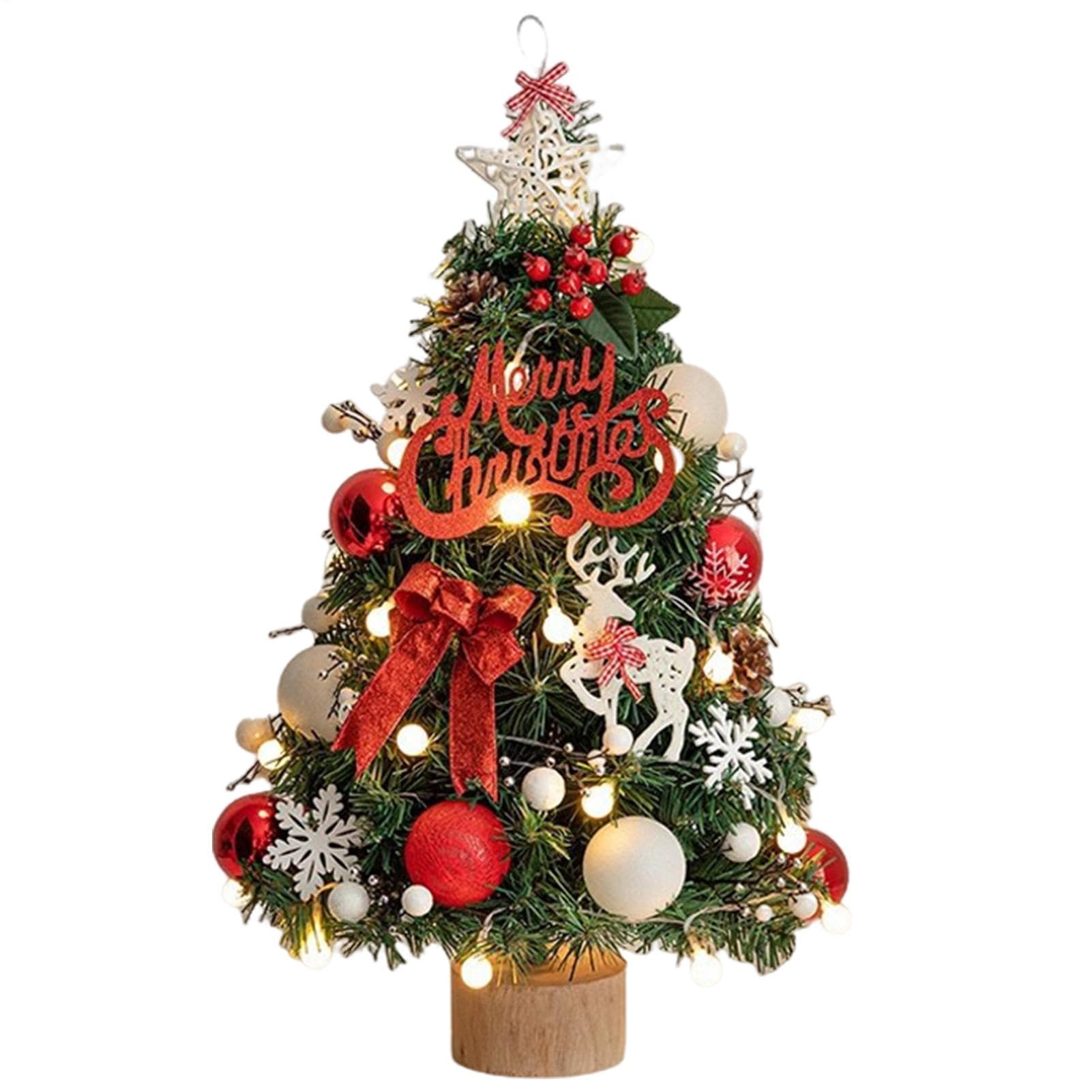 Árbol Navideño Artificial 45 cm Decoración Artesanal Navideña De Mesa para
