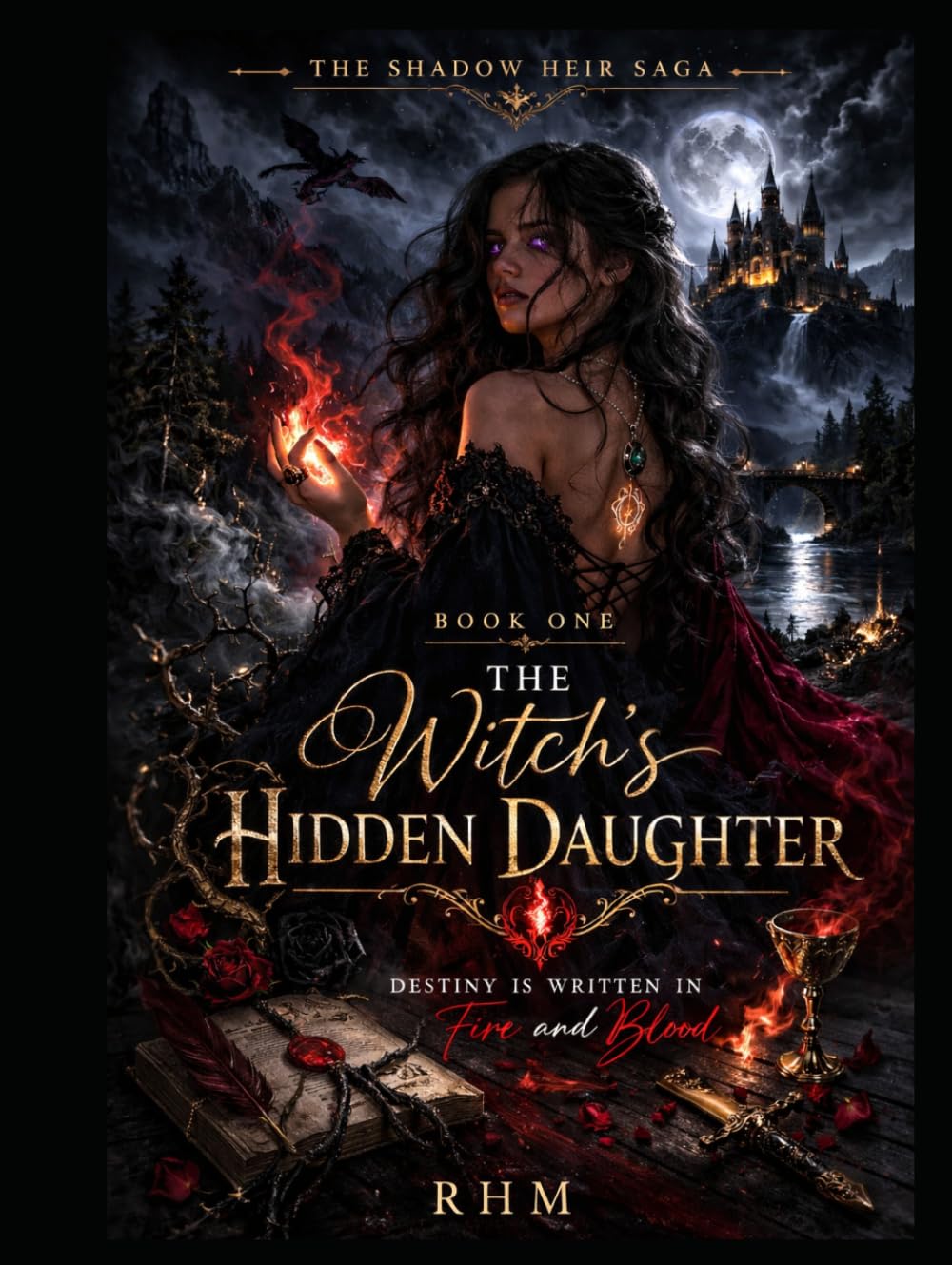 The Witch's Hidden Daughter: Book One (The Shadow Heir Saga – Complete Trilogy)