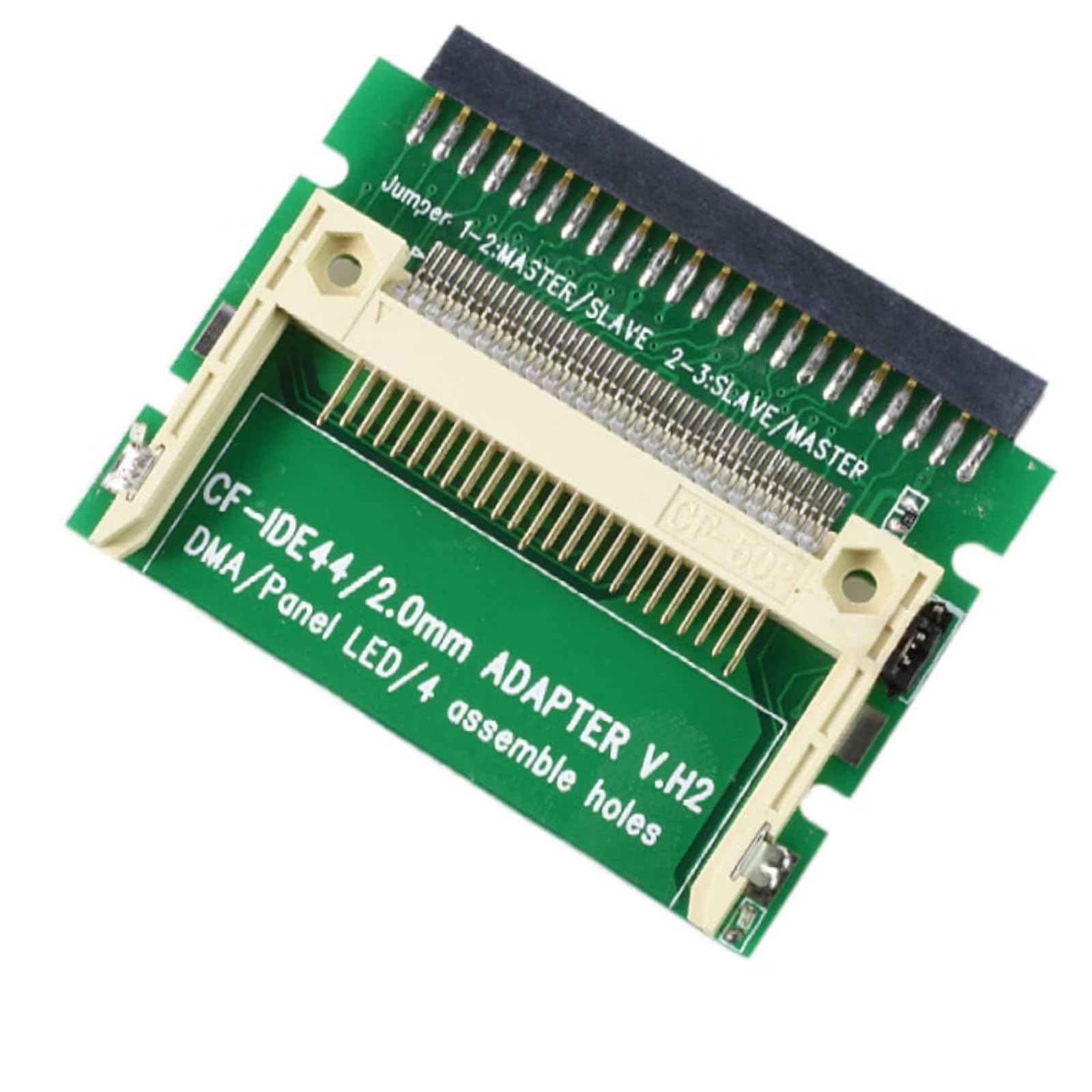 suckoo CF Memory Card to Laptop 2.5 IDE Female SSD Adapter Card CF 50Pin to 2.5 IDE 44Pin Expansion Board Converter 180 Degree Green